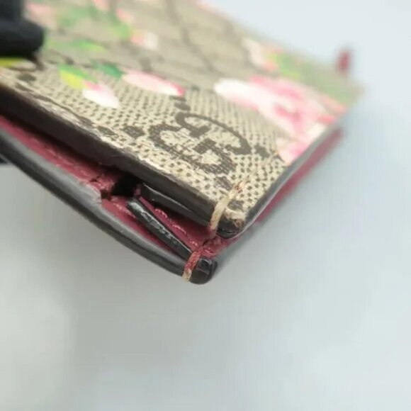 100% Authentic GUCCI Blooms Brown Canvas Clutch Bag 550-091724 - Picture 7 of 12